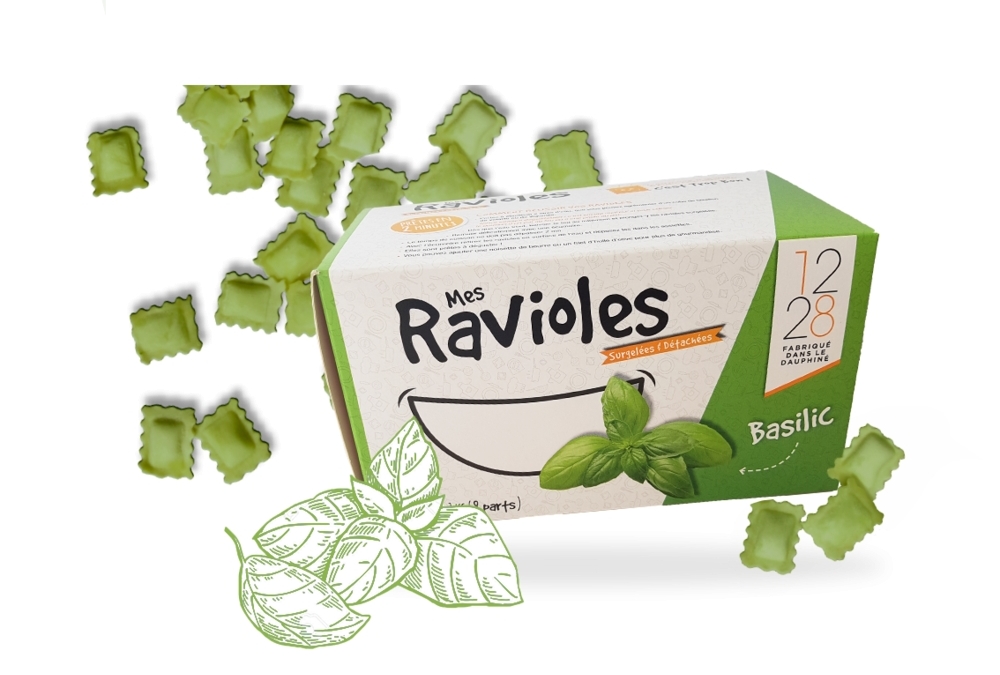 ravioles basilic