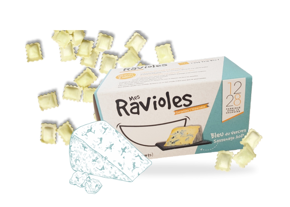 ravioles bleu