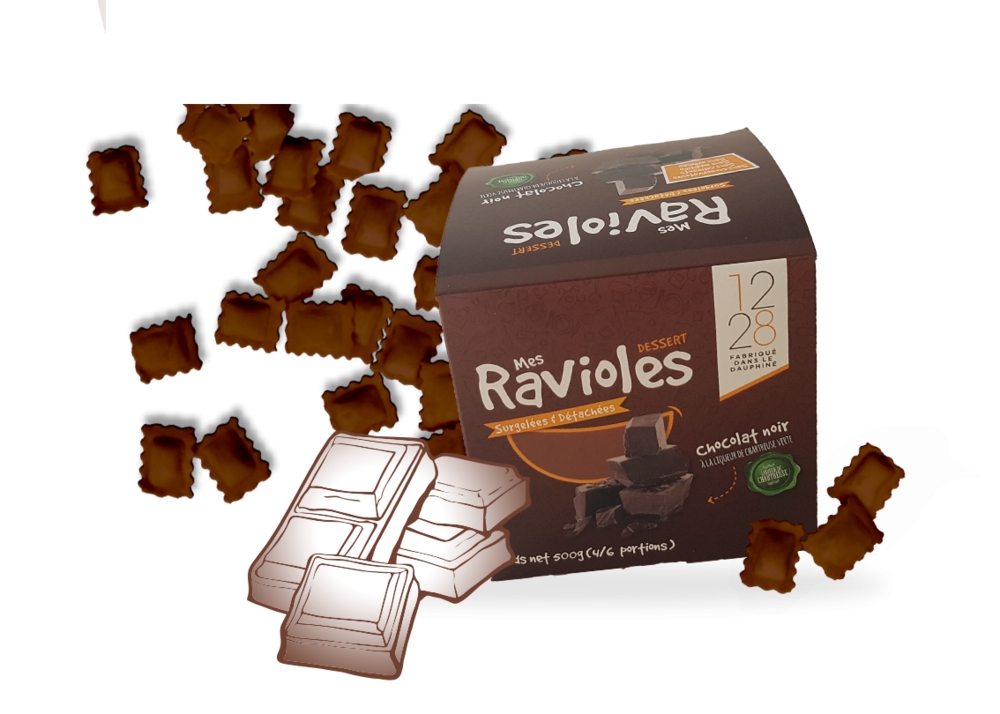ravioles chocolat