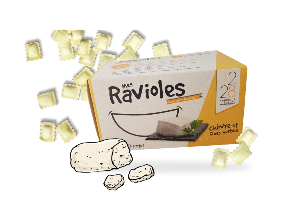 ravioles chèvre