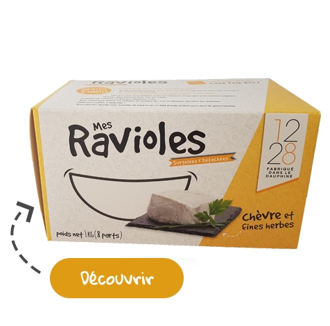 ravioles chèvre