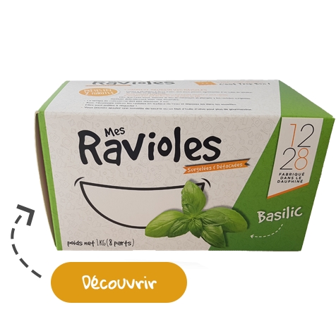 ravioles basilic