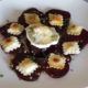 ravioles chèvre et betterave