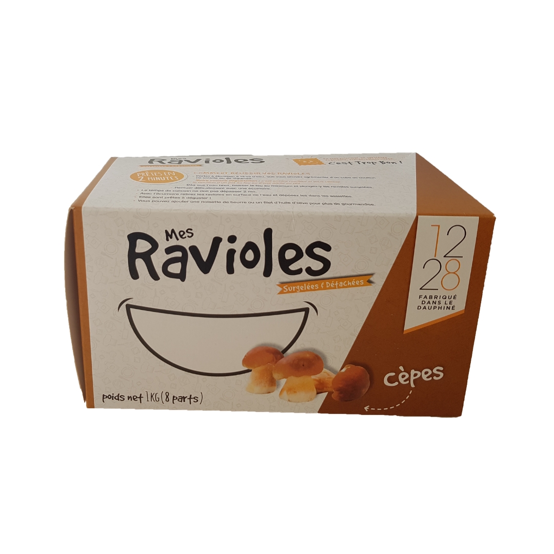 ravioles cèpes