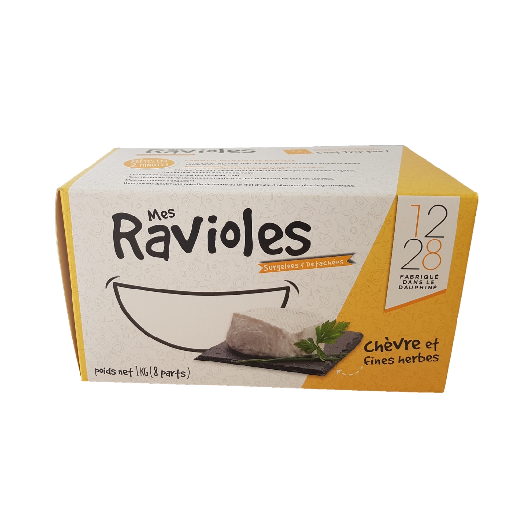 ravioles chèvre